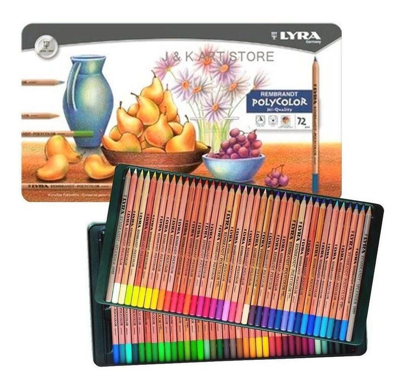 LYRA Rembrandt polycolor pencils 72色セット Lapis De Cor Lyra Rembrandt Polycolor 72 Cores - Lápis de